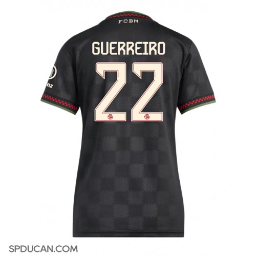 Zenski Nogometni Dres Bayern Munich Raphael Guerreiro #22 Rezervni 2025-26 Kratak Rukav